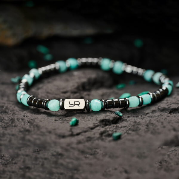 Natural Amazonite Bracelet - Image 2